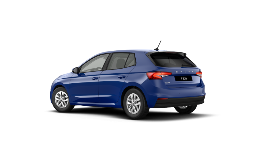 Škoda Fabia, 1,0 TSI 70 kW 5° manuální, barva modrá