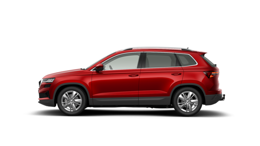 Škoda Karoq, 1,5 TSI 110 kW 7° automatická DSG, barva červená
