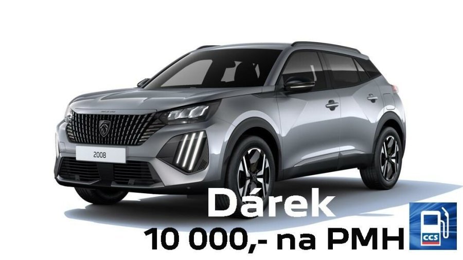 Peugeot 2008, Peugeot 2008 ALLURE 1.2 PureTech 100k, barva stříbrná