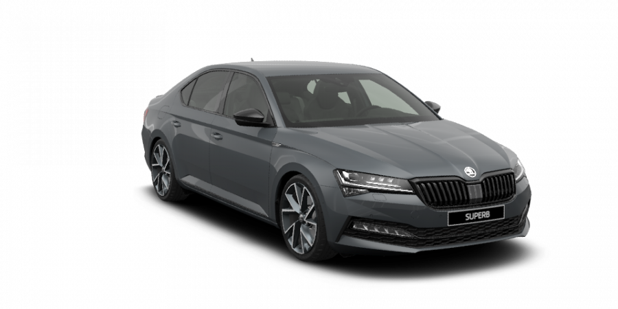 Škoda Superb, 2,0 TDI 147 kW 7-stup. automat., barva šedá