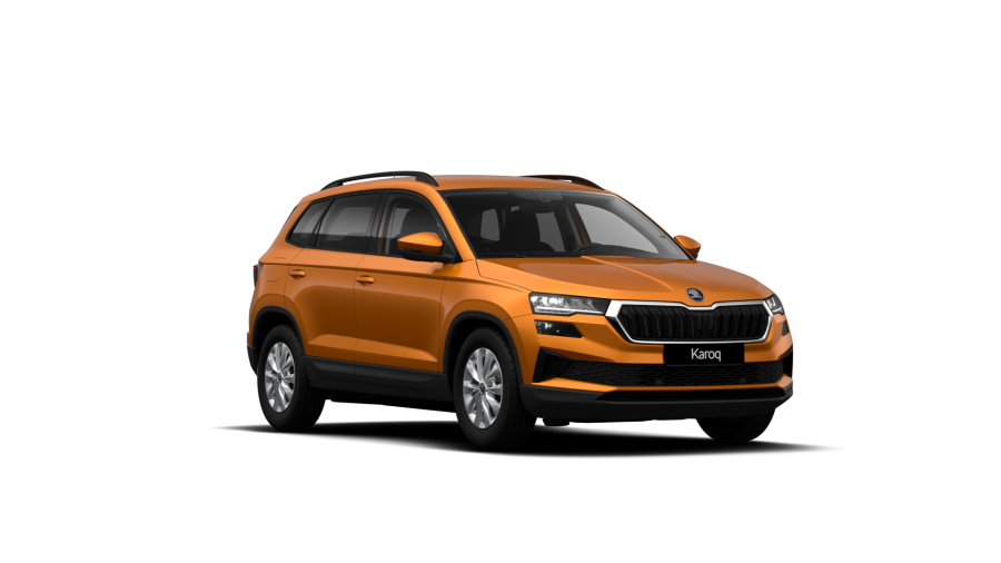 Škoda Karoq, 1,5 TSI 110 kW 6-stup. mech., barva oranžová
