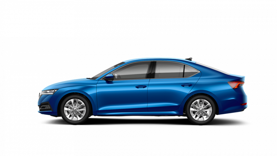 Škoda Octavia, 1,5 TSI 110 kW 6-stup. mech., barva modrá