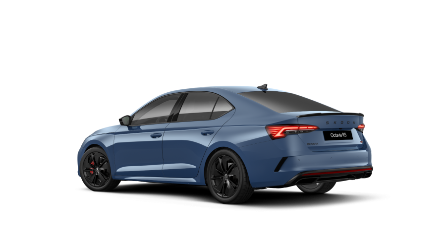 Škoda Octavia, 2,0 TSI 195 kW 7° automatická DSG, barva modrá