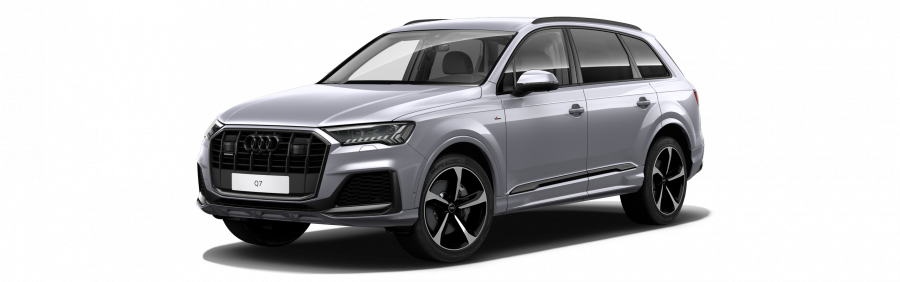 Audi Q7, Q7 S line 55 TFSI quattro, barva stříbrná