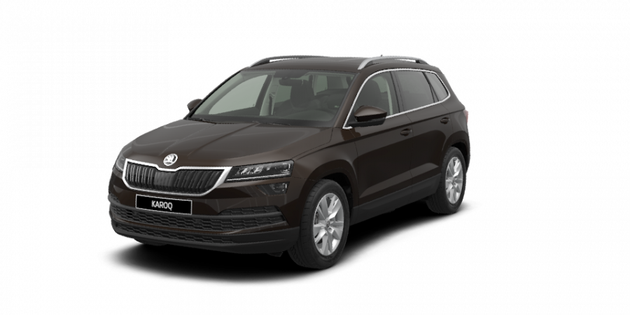 Škoda Karoq, 2,0 TDI 110 kW 6-stup. mech. 4x4, barva hnědá