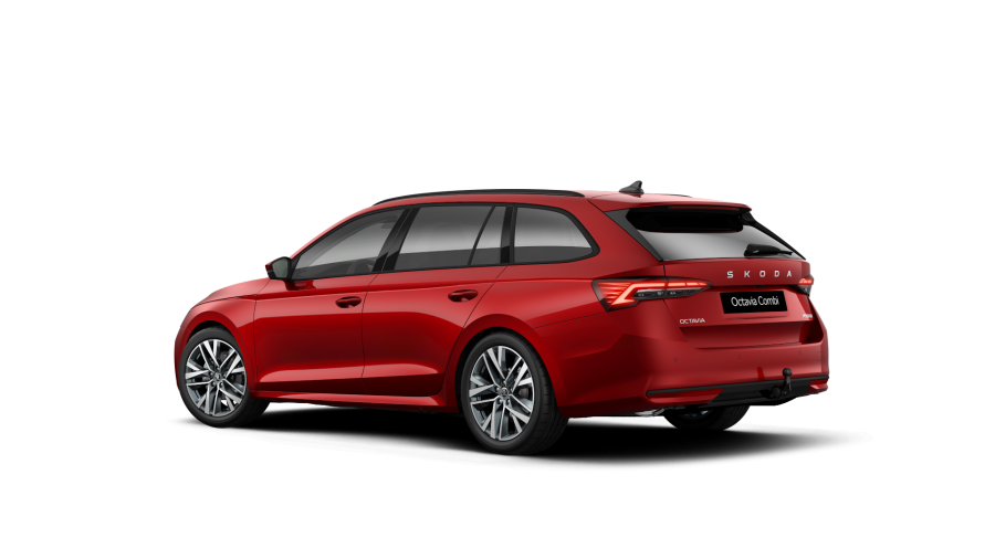 Škoda Octavia, 1,5 TSI m-HEV 110 kW 7° automatická DSG, barva červená