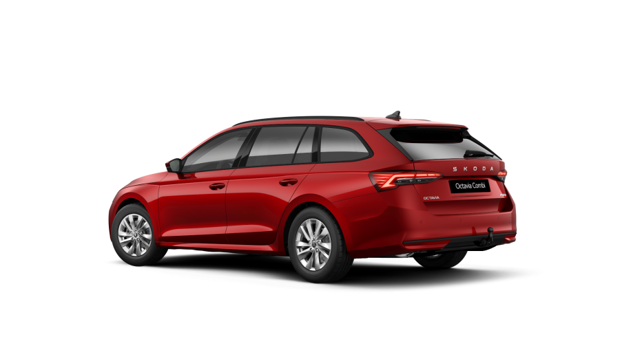 Škoda Octavia, 1,5 TSI Hybrid 110 kW 7° automatická DSG, barva červená