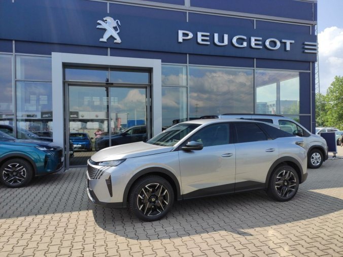 Peugeot 3008, Peugeot 3008 ALLURE 145k AUT HYBRID, barva stříbrná
