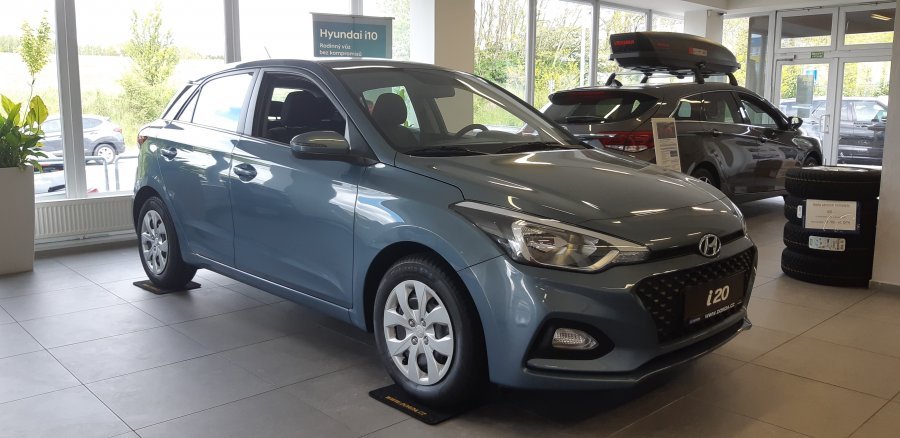 Hyundai i20, 1,25i 55 kW (95 NAT) 5 st. man, barva modrá