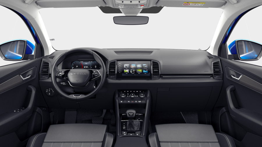 Škoda Karoq, 2,0 TDI 110 kW 7-stup. automat. 4x4, barva modrá