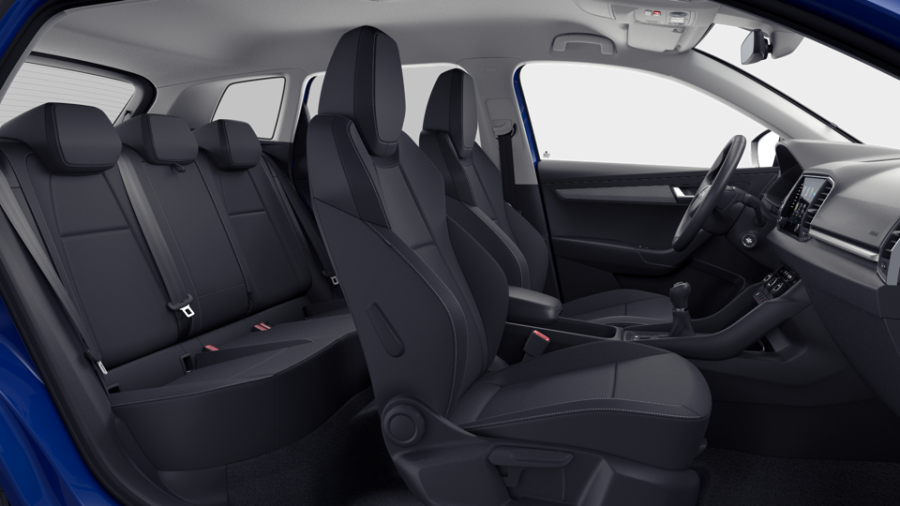 Škoda Karoq, 2,0 TDI 85 kW 6° manuální, barva modrá