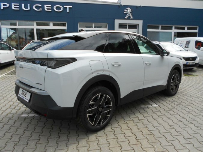 Peugeot 3008, Peugeot 3008 ALLURE Hybrid 136 e-DCS6, barva bílá