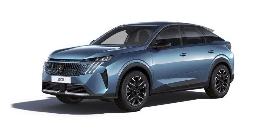 Peugeot 3008, Peugeot 3008 ALLURE Hybrid 145 e-DCS6, barva modrá