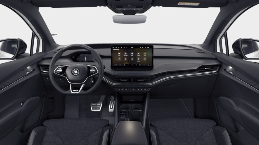 Škoda Enyaq iV, 82 kWh 210,00 kW 1-stup. automat. 4x4, barva bílá