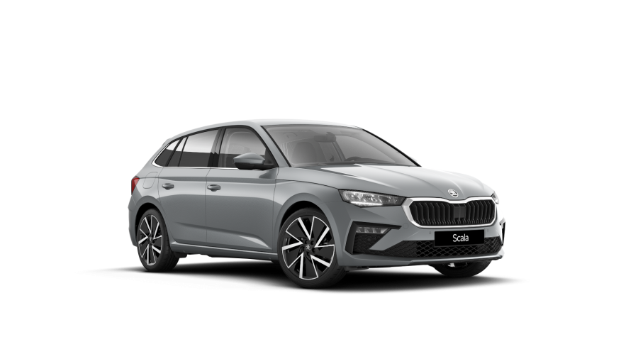 Škoda Scala, 1,0 TSI 85 kW 6° manuální, barva stříbrná