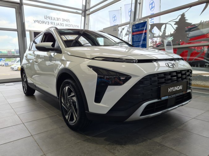 Hyundai Bayon, 1,0 T-GDI 74 kW 6st. manuální, barva bílá