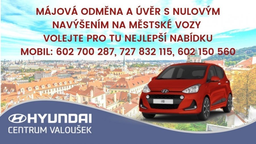 Hyundai i10, 1,0i 48 kW (95 NAT) 5 st. man, barva červená
