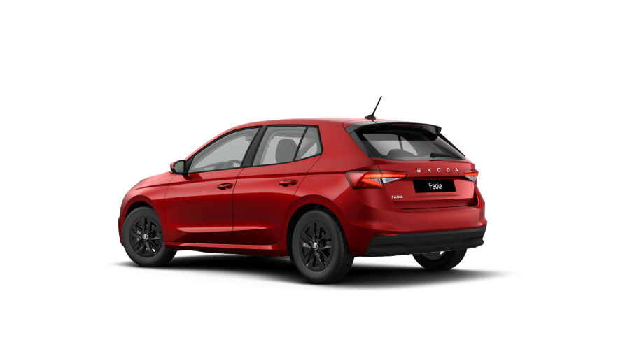 Škoda Fabia, 1,0 TSI 70 kW 5° manuální, barva červená