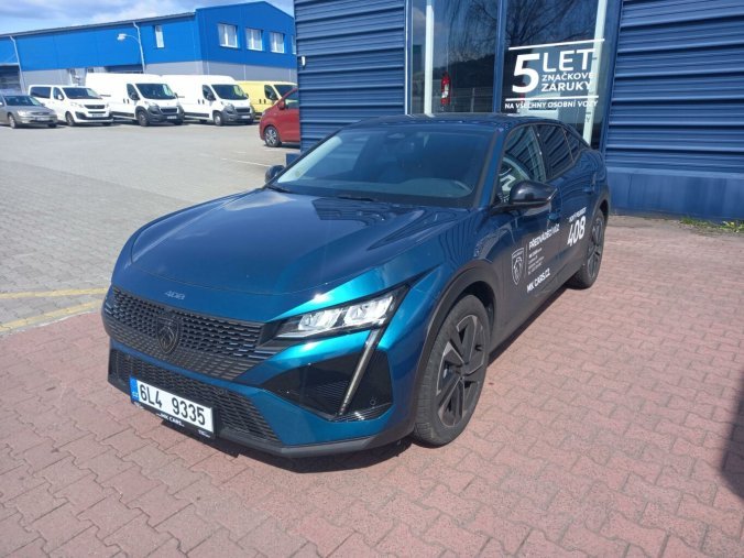 Peugeot 408, Peugeot 408 ALLURE Hybrid 145 e-DCS6, barva modrá