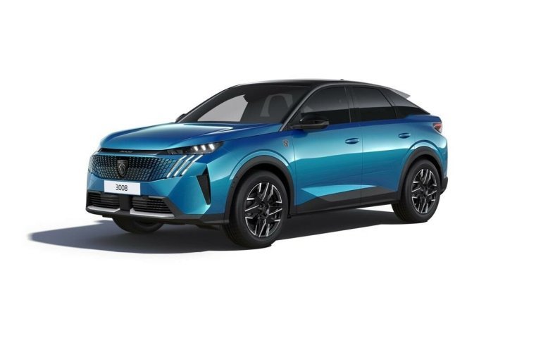 Peugeot 3008, Peugeot 3008 1,2 GT Hybrid 136 e-DCS6, barva modrá