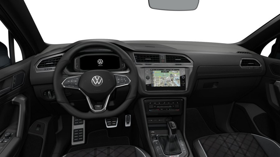 Volkswagen Tiguan Allspace, Allspace R-Line 2,0 TDI 147 kW 4M 7DSG, barva černá