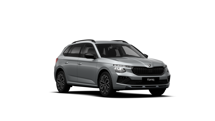 Škoda Kamiq, 1,5 TSI 110 kW 6-stup. mech., barva stříbrná