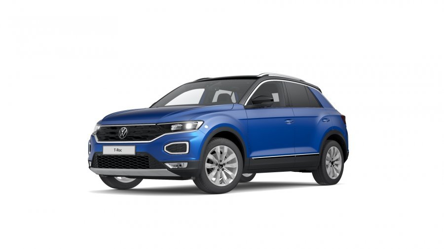 Volkswagen T-Roc, T-Roc Sport 1,5 TSI ACT 6G, barva modrá