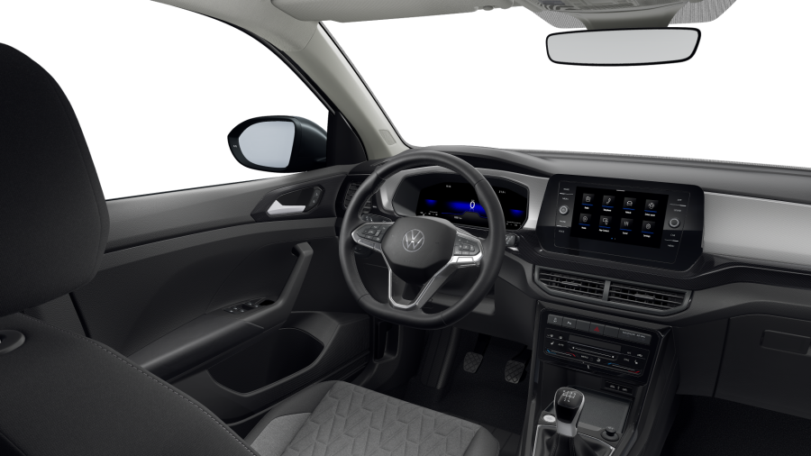 Volkswagen T-Cross, T-Cross People 1.0 TSI 70 kW 5G, barva černá