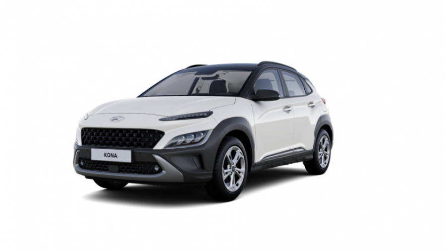 Hyundai Kona, 1,0 T-GDI 88 kW MT PE, barva bílá