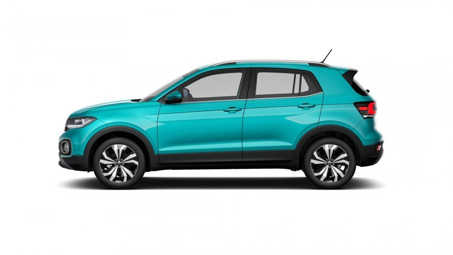 Volkswagen T-Cross, T-Cross Style 1,0 TSI 81 kW 6G, barva tyrkysová