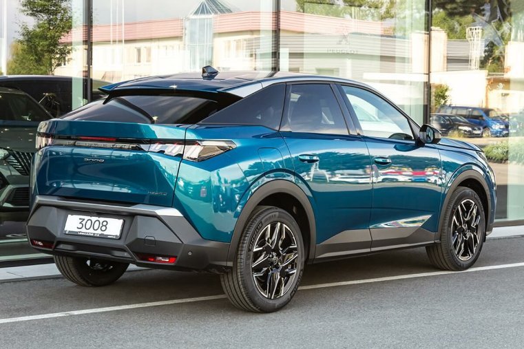 Peugeot 3008, Peugeot 3008 1,2 ALLURE Hybrid 136 e-DCS6, barva modrá