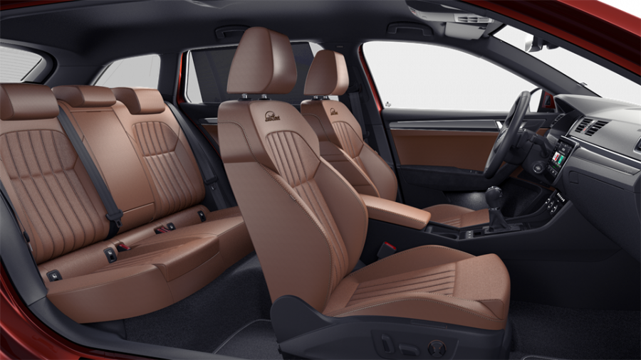 Škoda Superb, 2,0 TDI 147 kW 7-stup. automat. 4x4, barva oranžová