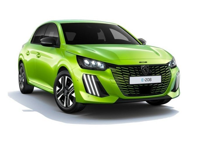 Peugeot 208, Peugeot 208 ALLURE Elektromotor 115 kW / 156 k (Baterie 51 kWh), barva žlutá