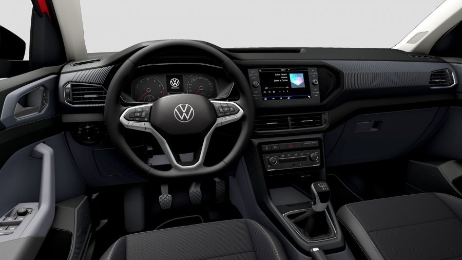 Volkswagen T-Cross, T-Cross Style 1,0 TSI 81 kW 6G, barva červená