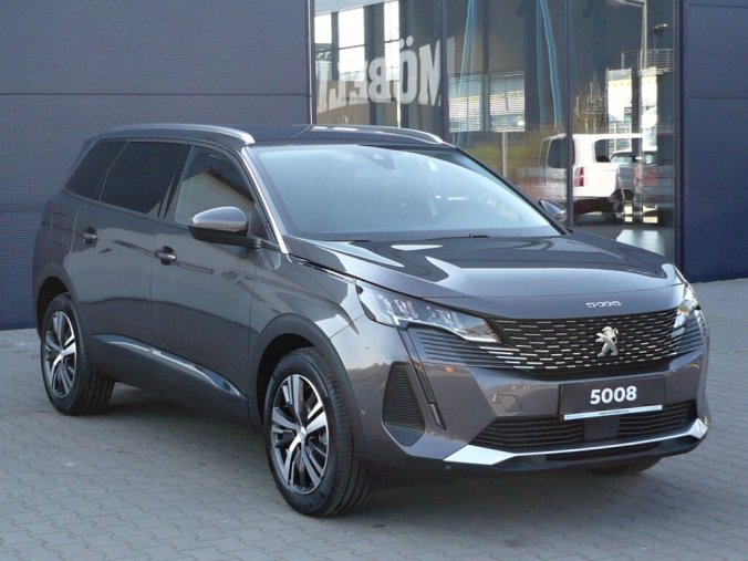 Peugeot 5008, ALLURE PACK 1,5BlueHDi 130k MAN6 + HANDSFREE KUFR 7/2021, barva šedá