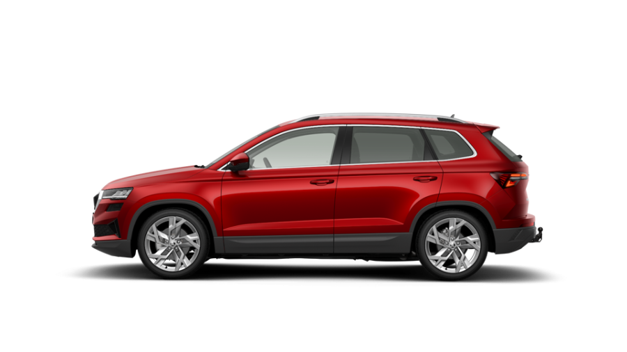 Škoda Karoq, 1,5 TSI 110 kW 7° automatická DSG, barva červená