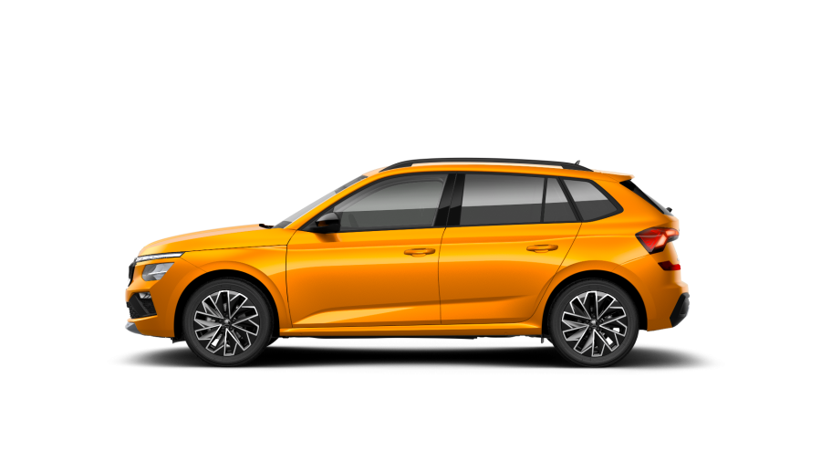 Škoda Kamiq, 1,0 TSI 85 kW 6-stup. mech., barva oranžová