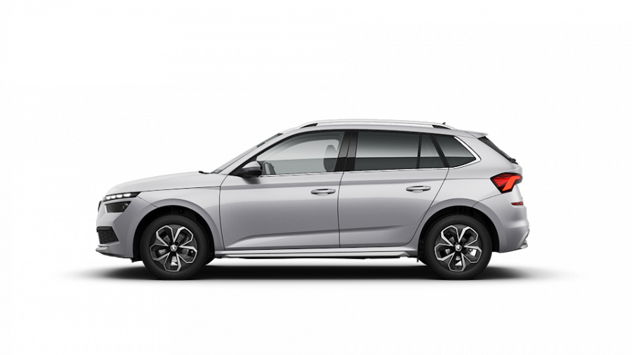 Škoda Kamiq, 1,0 TSI 81 KW 6-stup. mech., barva stříbrná