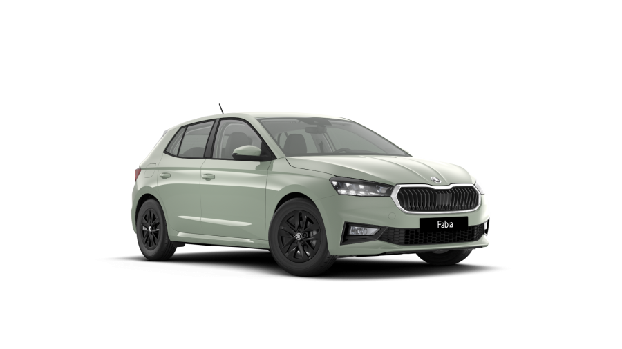 Škoda Fabia, 1,0 MPI 59 kW 5° manuální, barva zelená