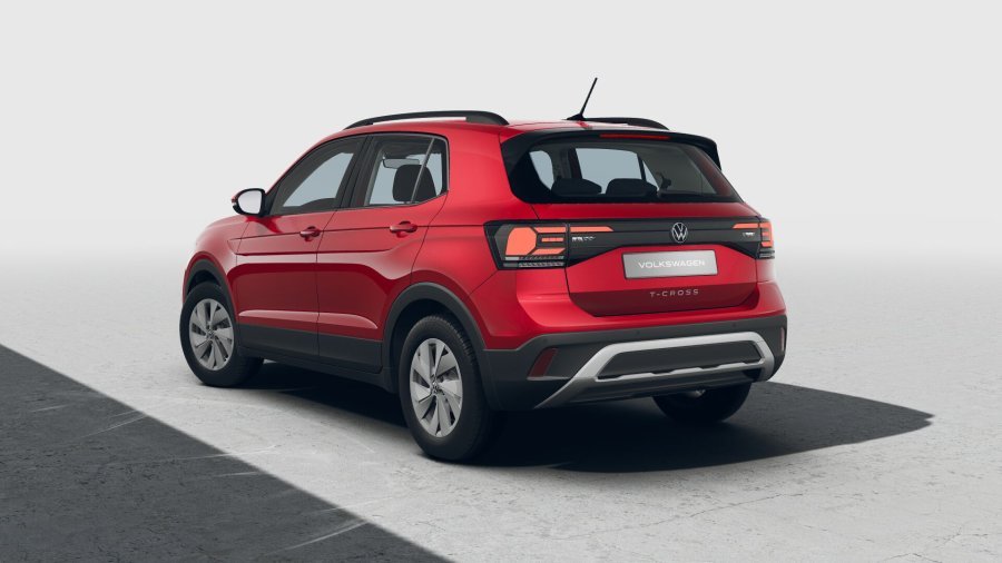 Volkswagen T-Cross, T-Cross People 1.0 TSI 85 kW 7DSG, barva červená