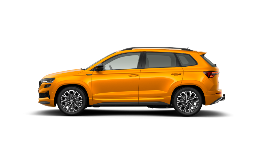 Škoda Karoq, 1,5 TSI 110 kW 7° automatická DSG, barva oranžová