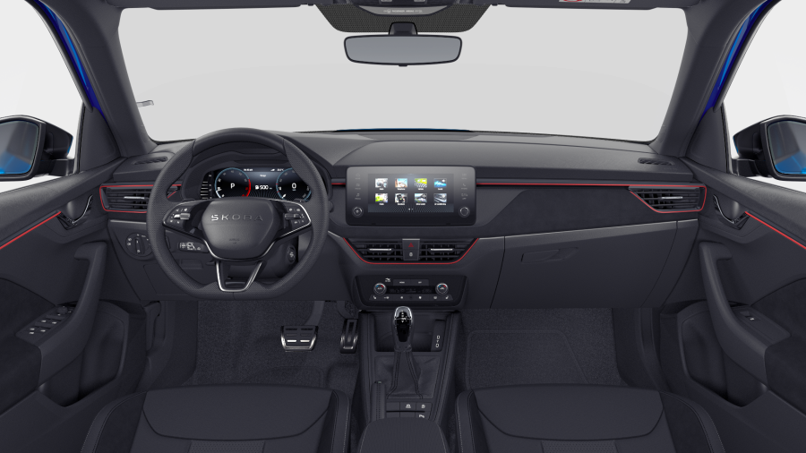 Škoda Kamiq, 1,0 TSI 85 kW 7° automatická DSG, barva modrá