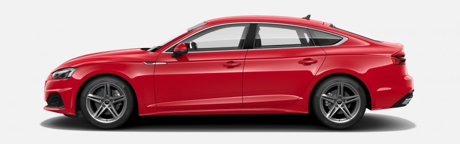 Audi A5, Nové A5 Sportback 35 TFSI 110 kW, barva červená