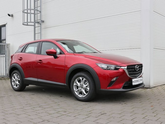 Mazda CX-3, 2,0 Skyactiv-G 89kW/121k 6MAN, barva červená
