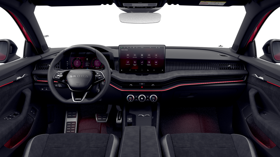 Škoda Superb, 1,5 TSI iV 110 kW 6° automatická DSG, barva červená