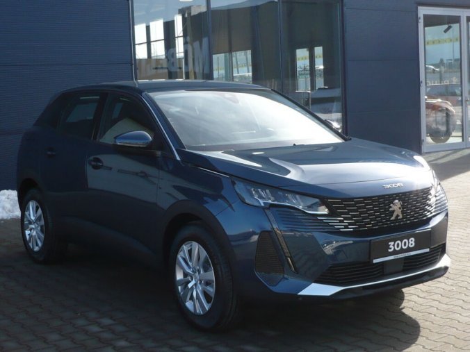 Peugeot 3008, ALLURE 1,2PureTech 130k MAN6 +NAVI+VÝHŘEV 7/2021, barva modrá