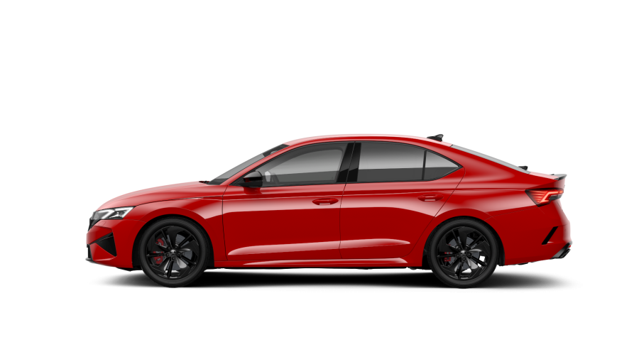 Škoda Octavia, 2,0 TSI 195 kW 7-stup. automat., barva červená
