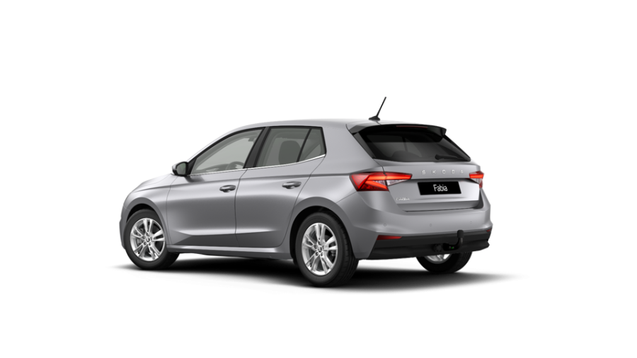 Škoda Fabia, 1,0 TSI 85 kW 7° automatická DSG, barva stříbrná