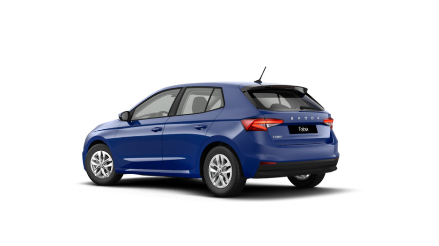 Škoda Fabia, 1,0 MPI 59 kW 5° manuální, barva modrá
