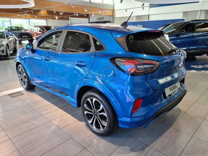 Ford Puma, SUV, ST-Line SUV 1,0 EcoBoost Hybrid (mHEV) 92 kW / 125 k 7st. Po, barva modrá